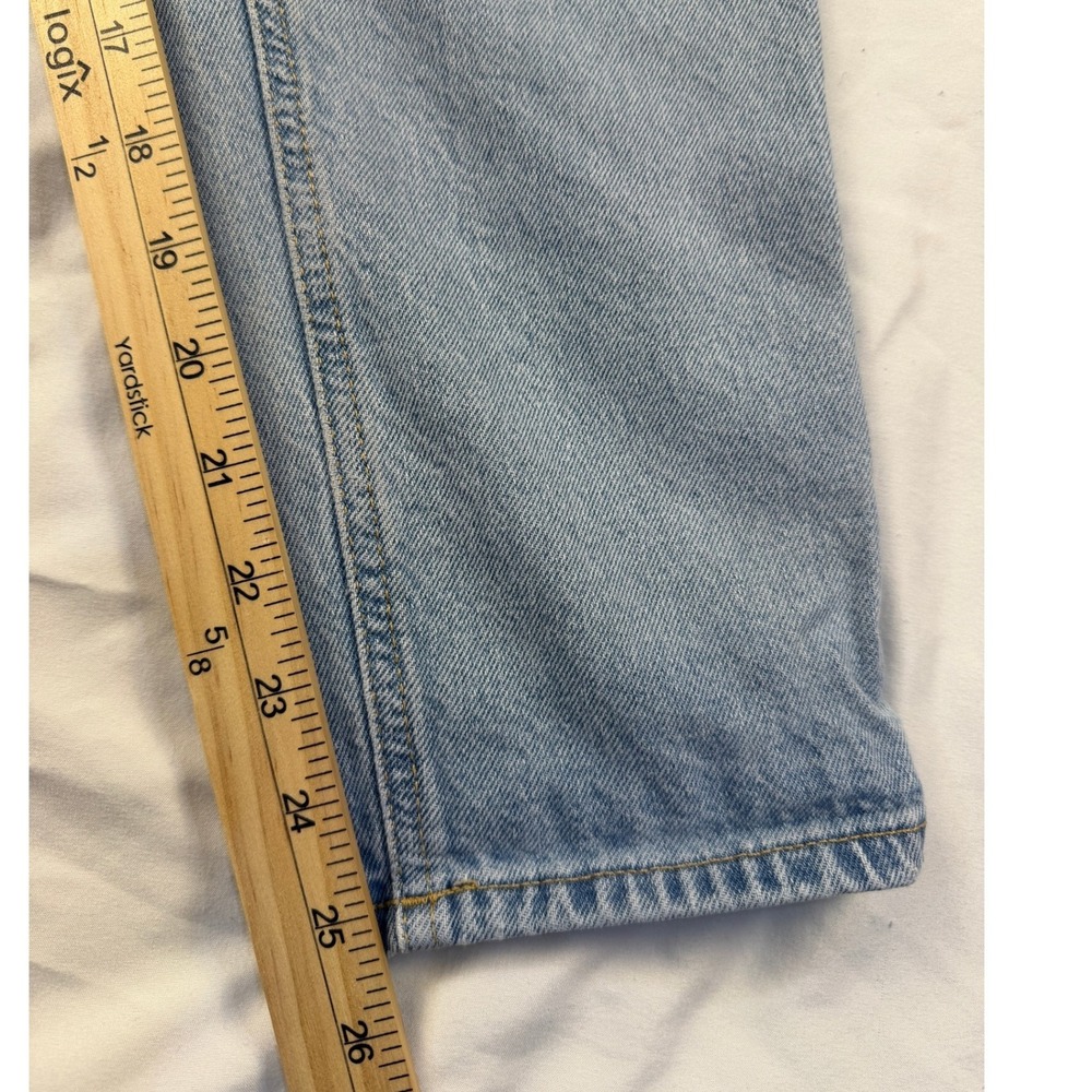 H&M Light Wash‎ Denim Jeans High Rise Straight Leg Womens Size 6 - Picture 3 of 5